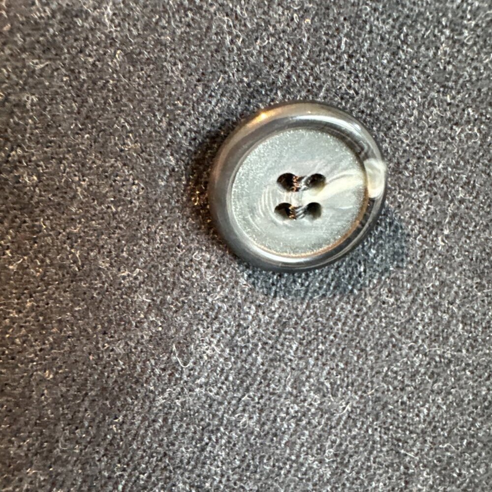 studio JAX double breasted 100 %‎ wool  jacket black, lined, size 20 W - Picture 9 of 13